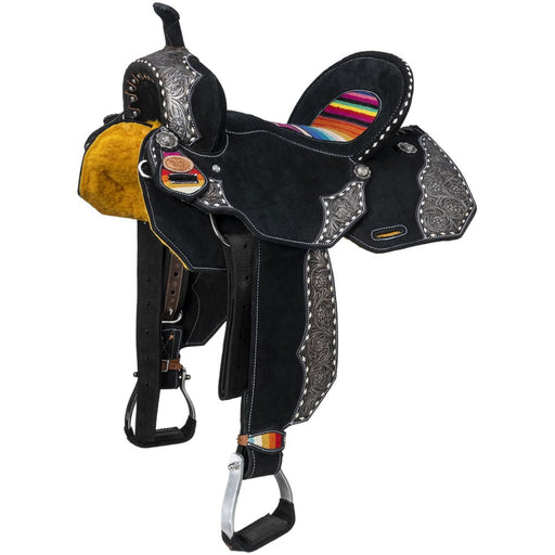 Royal King Pecos Saddle - JTIB5Q - Black - 14 in - 6