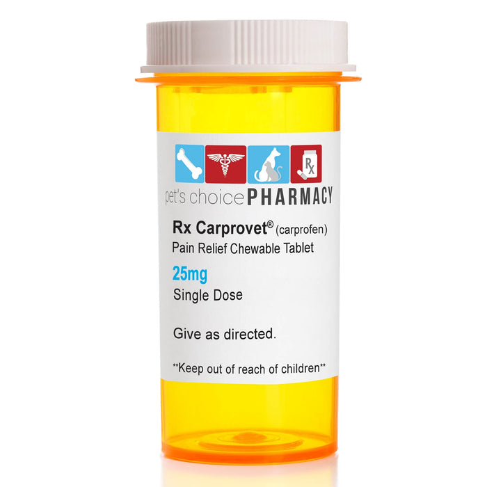 Rx Carprovet (carprofen) Flavored Tablets for Dogs, Pain Relief & Anti - Inflammatory - 012DEC-25MG-1 - 25 mg - 1 Tablet - Beef - 5