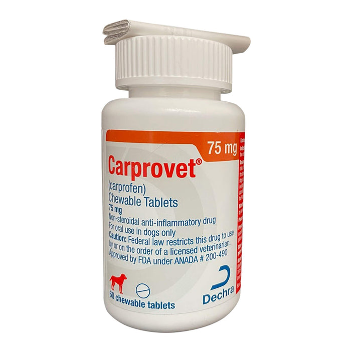 Rx Carprovet (carprofen) Pain Relief Chewable Tablets for Dogs - 012PUT-512-60 - 75 mg - 60 tablets - 13