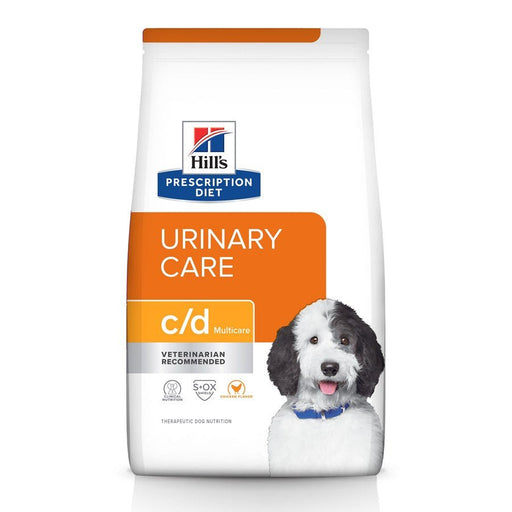 Rx Hill's Prescription Diet c/d Multicare Urinary Care Chicken Flavor Dry Dog Food, 8.5 lb Bag - 012HP-10111 - 8.5 lb - Chicken - 1