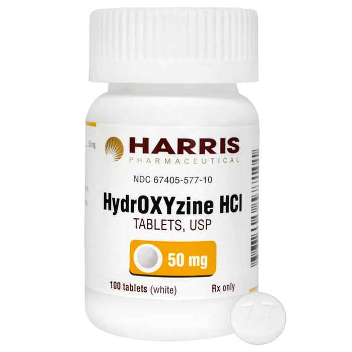 Rx Hydroxyzine HCl (Generic) Tablets for Dogs & Cats - 012010-50X100 - 50 mg - 100 tablets - 5