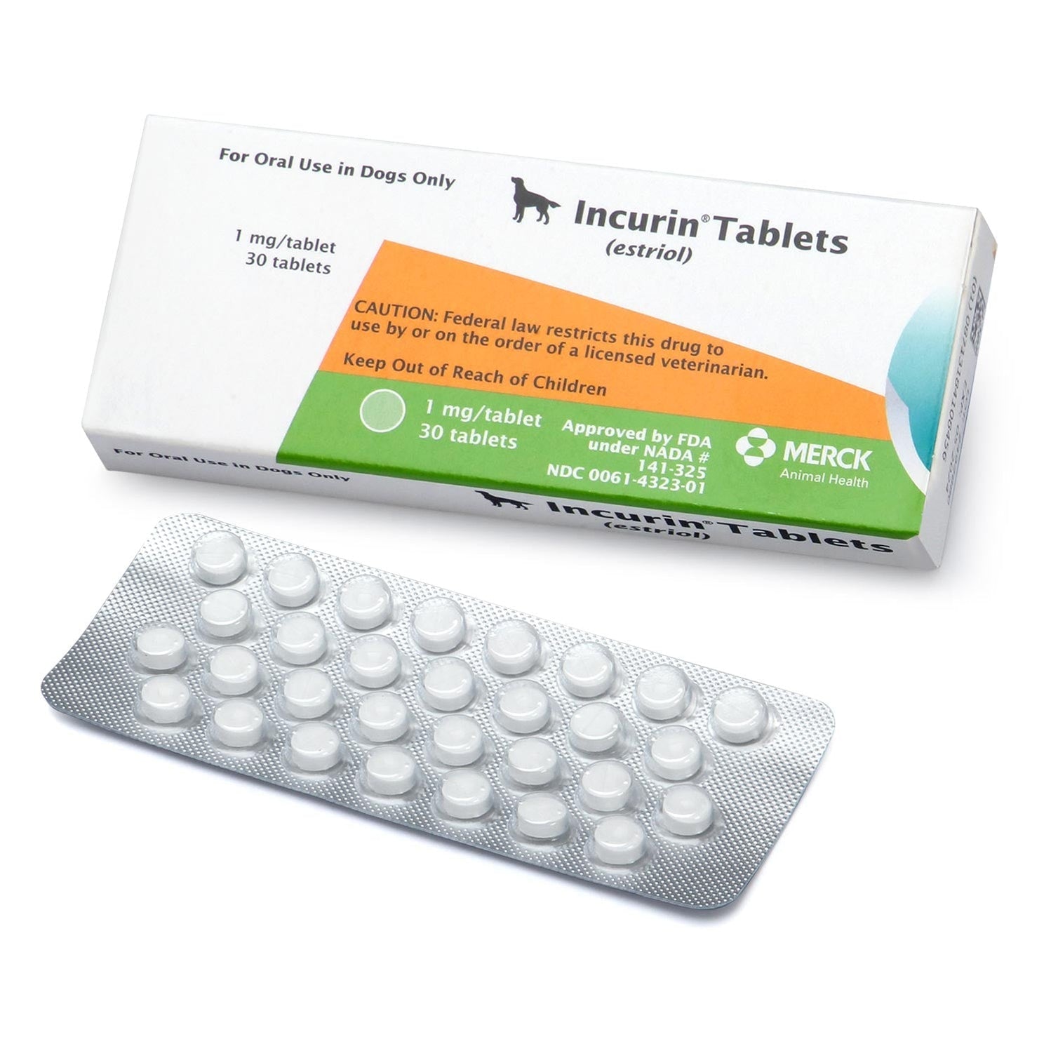 Rx Incurin for Dogs, 1 mg Tablets — Lambert Vet Supplies