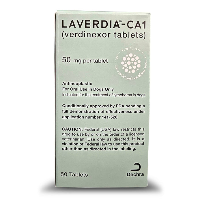 Rx Laverdia - CA1 (Verdinexor Tablets) Dog Cancer Treatment for Lymphoma - 012VED-7006 - 50mg - 50 Tablets - 5