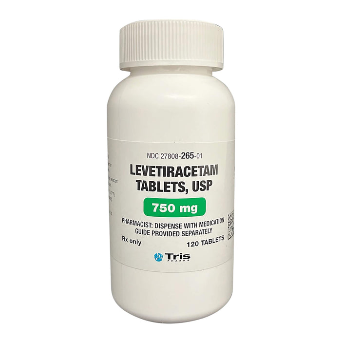 Rx Levetiracetam (Generic) Tablets for Dogs & Cats - 012AND-312264 - 750 mg - 120 tablets - 5