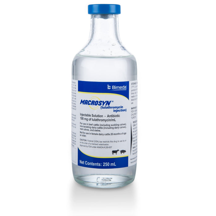 Rx Macrosyn Injectable, 500ml for Cattle and Swine — Lambert Vet Supplies