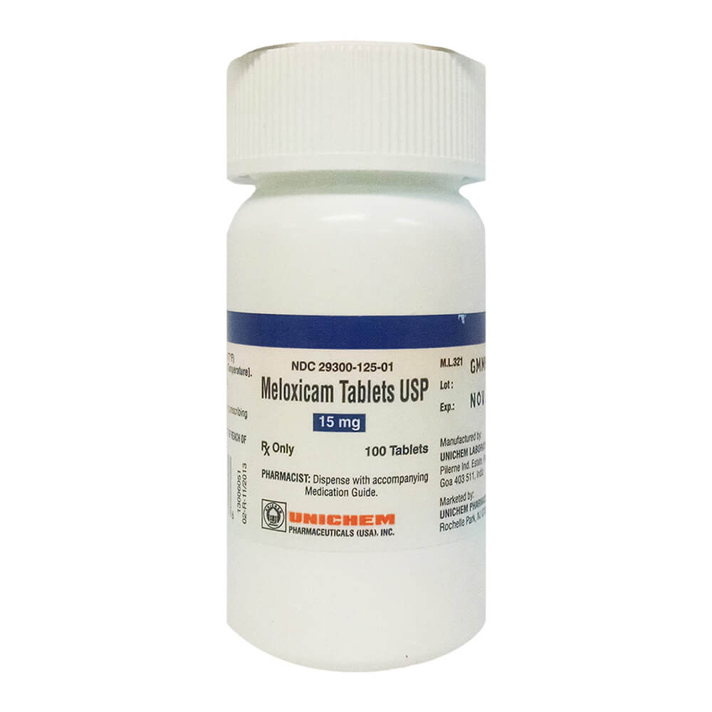 Rx Meloxicam (Generic) Tablets for Cattle, Dogs, & Cats - 012-509503-100 - 15 mg - 100 tablets - 1