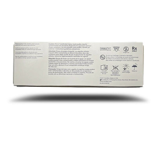 Rx Monoject Polypropylene Hub Needles, Box of 100 - 01102MON-19X1-5 - 19G x 1.5" - 2