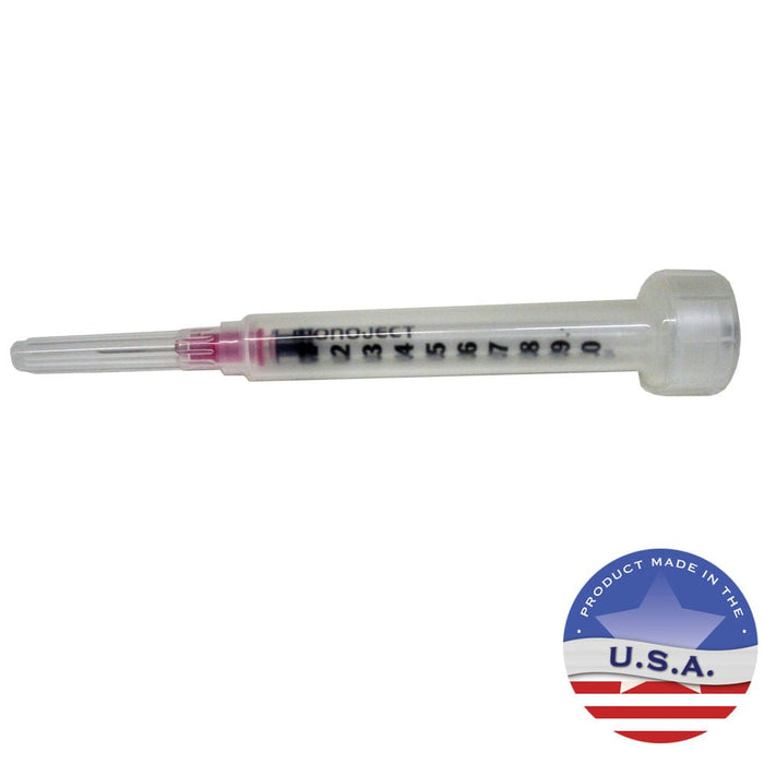 Rx Monoject Tuberculin (TB) Syringe with Needle - 01101MON-1X25X5-8LS - 1 cc TB with 25G x 5/8" - Single - 4
