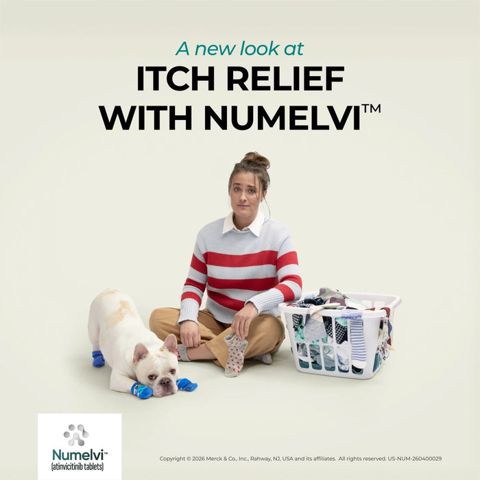 Rx Numelvi (atinvicitinib) Tablets for Dogs with Allergic Dermatitis - 012MER-218062-1 - 21.6 mg - Single Tablet - 26