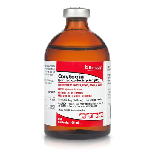 Rx Oxytocin (Generic) Injection for Horses, Cows, Sows, & Ewes, 100 mL - 012BIM-100ML - 1