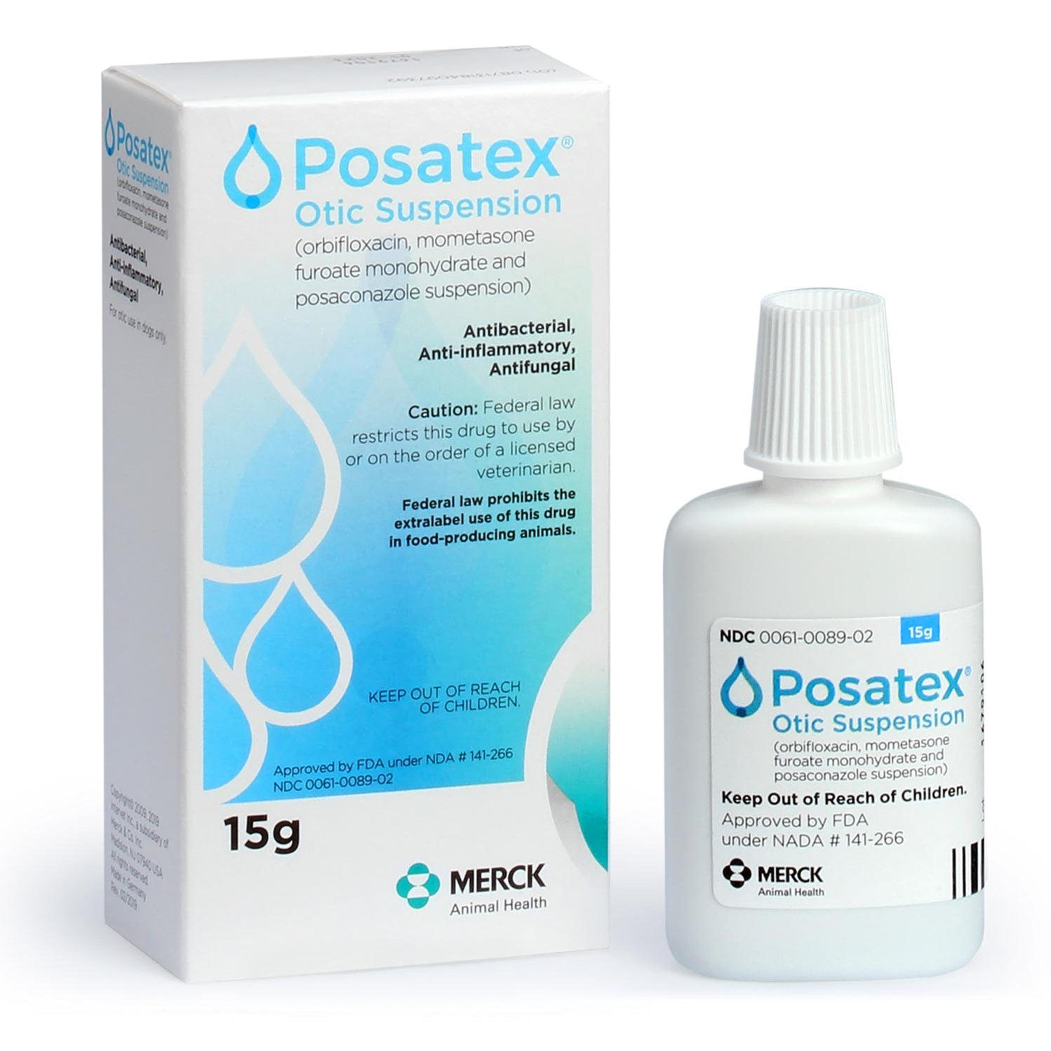 Torpex Otic Rx Posatex Otic Ear Suspension for Dogs, 15 gm Bottle — Lambert Vet ...