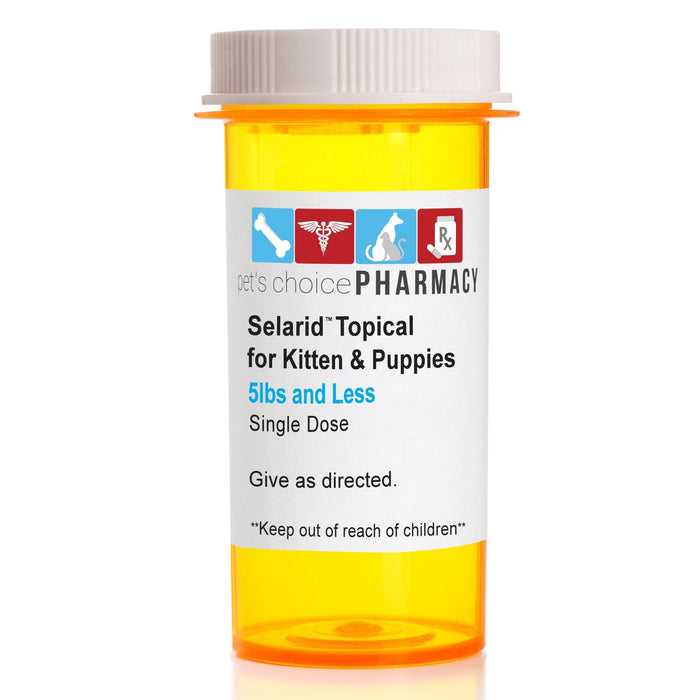 Rx Selarid (selamectin) Topical for Puppies & Kittens 0 - 5 lbs – Flea, Heartworm & Parasite Prevention - 012NOR-3349-S - 0 - 5 lb - 1 pack (1 Month Supply) - 2