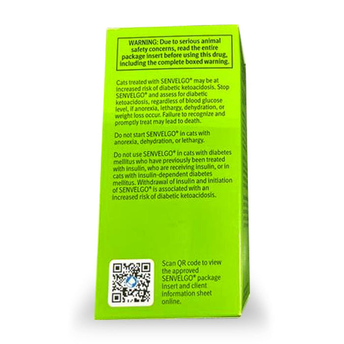 Rx Senvelgo (velaglifozin oral solution) Oral Hypoglycemic for Cats, 15mg/ml, 30ml - 012BI-4614 - 15mL - 30mL - 3