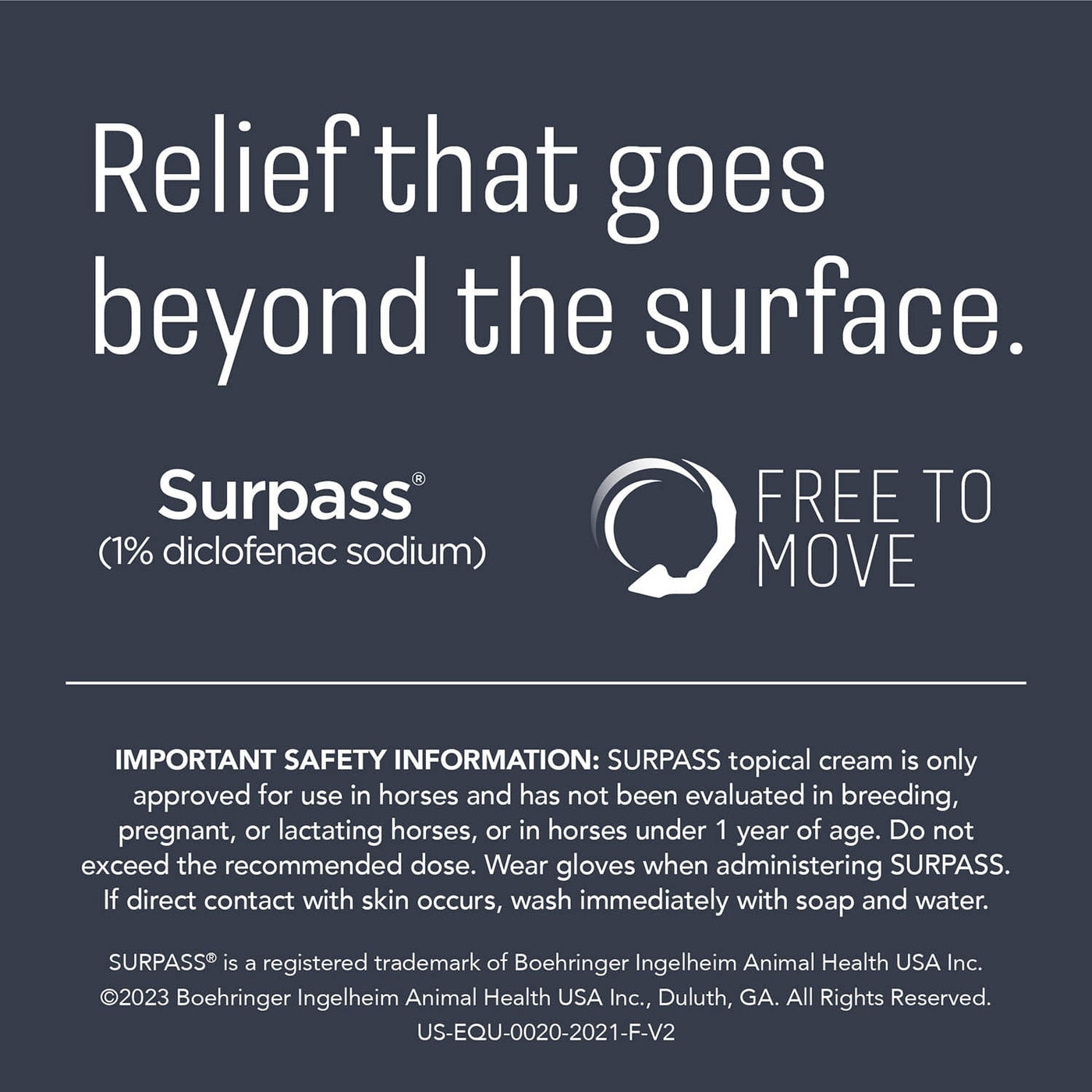 Rx Surpass Topical Cream, 124 gm for Horses — Lambert Vet Supplies