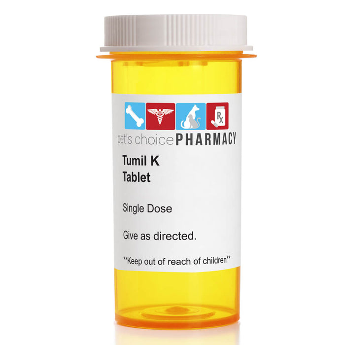 Rx Tumil - K (potassium gluconate) Tablets for Cats & Dogs - 012VR0-2MG-TAB - 1 tablet - 3