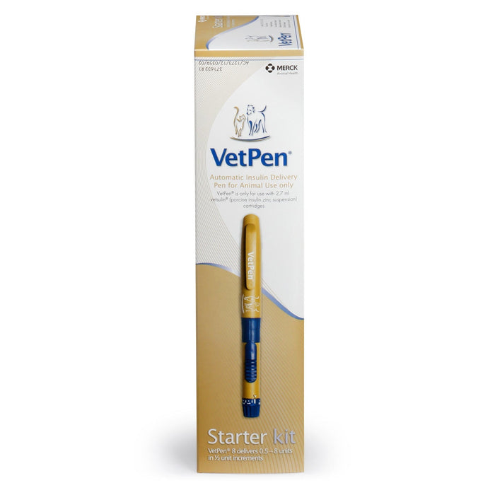 Rx Vetsulin VetPen Insulin Delivery Pen for Pets Device Starter Kit - 012MER-059660 - 8IU - 5