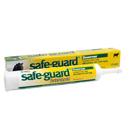 Safe - Guard Fenbendazole Beef & Dairy Cattle Dewormer Paste 10%, 290g – Broad - Spectrum Wormer - I6S4 - 290 g (10.2 oz) Wormer - 1 ct - 1