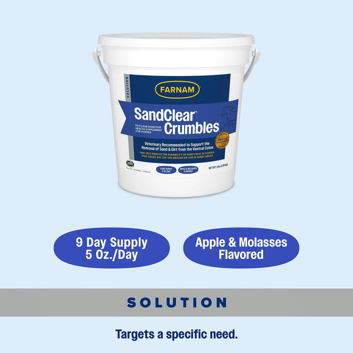 SandClear Natural Psyllium Crumbles - FASN - 20 lbs - 7