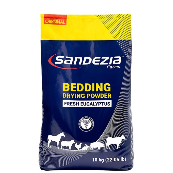 Sandezia Barn & Stable Drying Powder, Fresh Eucalyptus - SD212 - 22.05 lb - 1