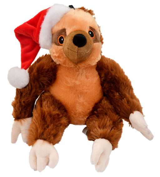 Sasha Clause Plush Holiday Dog Toy, 11" – Squeaky & Crinkly, Durable Non - Toxic Interactive Christmas Toy for Dogs - SZ11C - 11" - 1 ct - 1