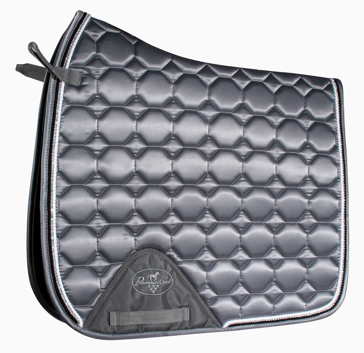 Professional's Choice Satin Dressage Pad with VenTECH Lining - PL14PM - Charcoal - 1