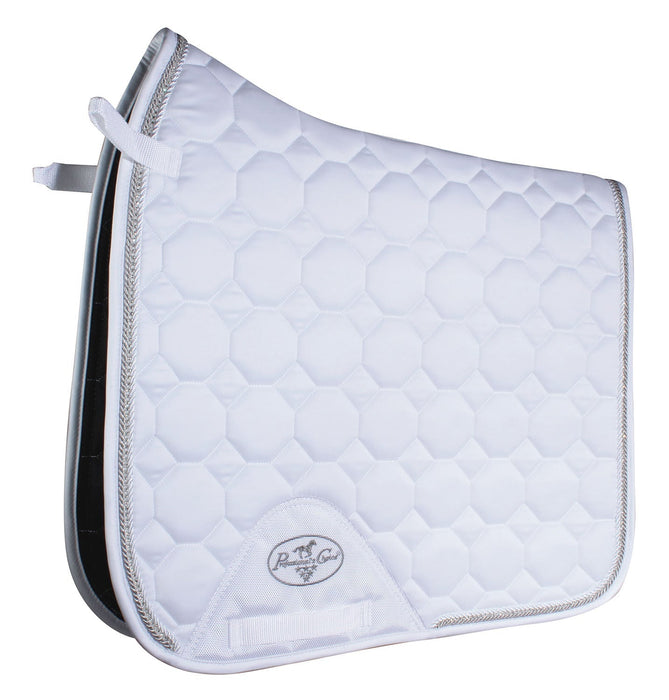 Professional's Choice Satin Dressage Pad with VenTECH Lining - PL14PO - White - 3