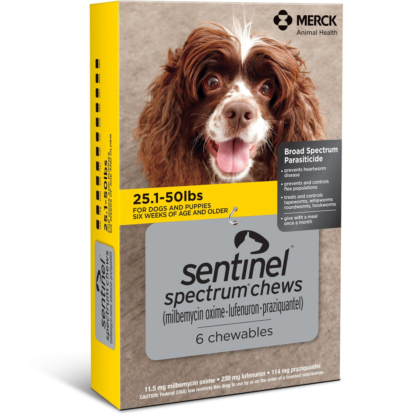 Rx Sentinel Spectrum for Dogs, 6 Chews — Lambert Vet Supplies