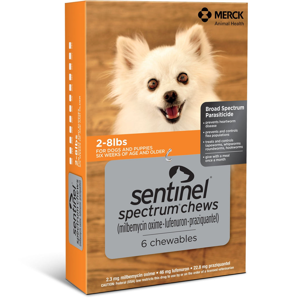 Rx Sentinel Spectrum for Dogs, 6 Chews — Lambert Vet Supplies