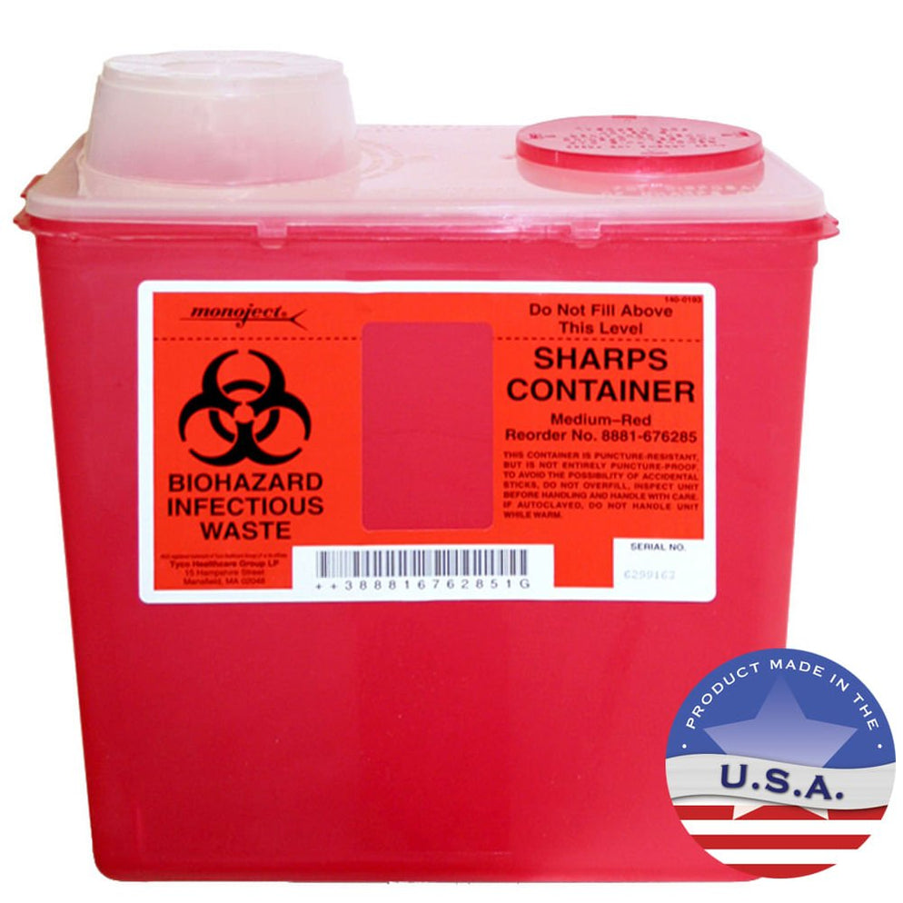 Sharp Container Lgo Sharps Biohazard Container for Syringes — Lambert Vet Supplies