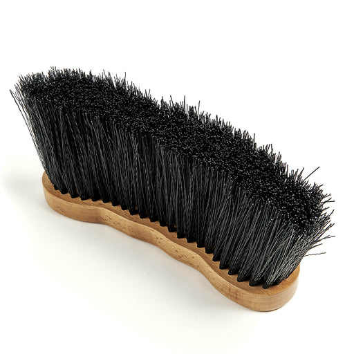 Shires Ezi - Groom Premium Long Bristle Large Dandy Brush for Horses with Synthetic Bristles - SEP2C4 - Brown - Large - 8.3"L x 4"D - 2