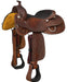 WAITING ON IMAGE UPDATE - Silver Royal Skidmore Reiner Saddle - JTIB8D - Brown - 14 in - 2