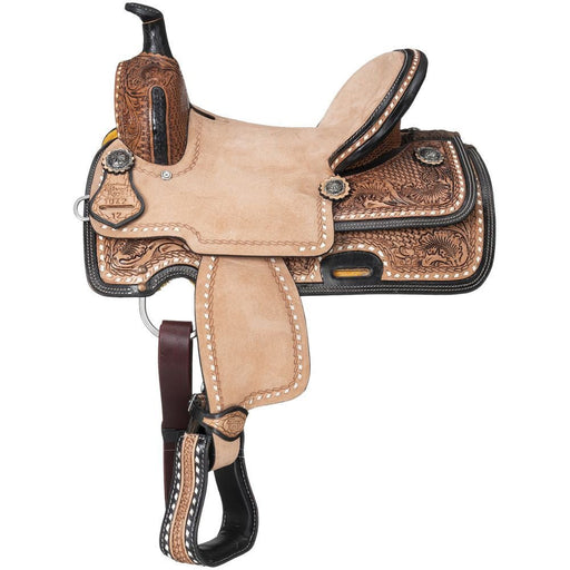 Silver Royal Youth Gunnison Roper Saddle - JTIB7J - Brown - 10 in - 1