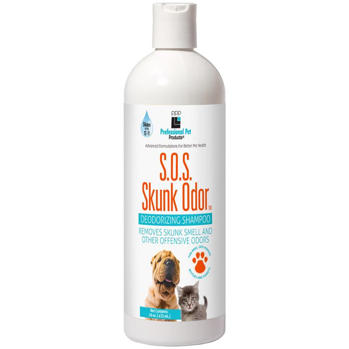 Sos Dog Powder Skunk Odor Shampoo (SOS), 16 oz for pets — Lambert Vet Supplies