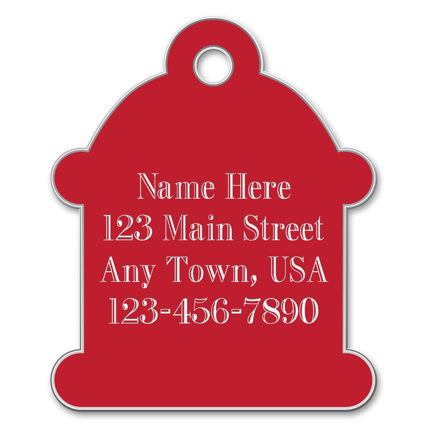Jeffers Engraved Pet ID Tag, Small Hydrant — Lambert Vet Supplies