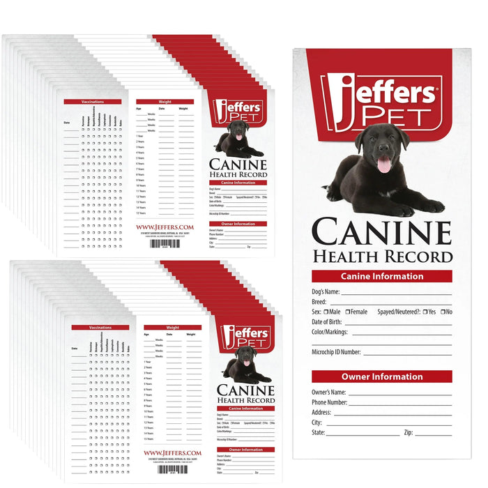 Jeffers Dog Health Record