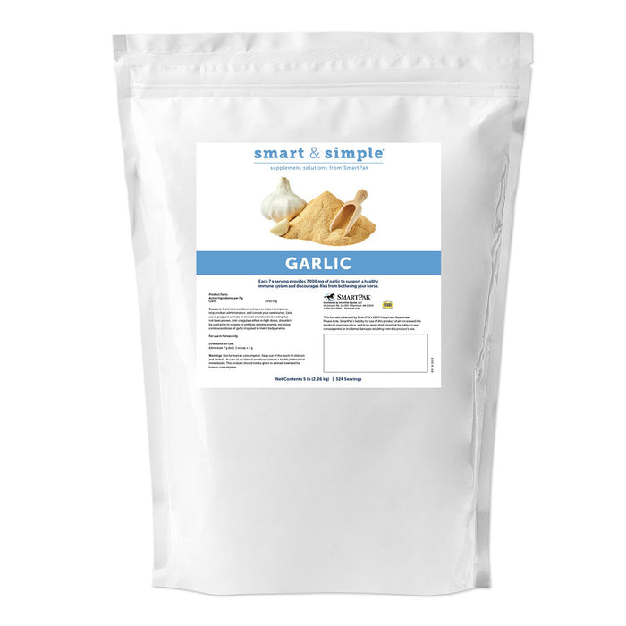 SmartEquine Smart & Simple Garlic Supplement for Horses - SMADC - 5 lb - 1