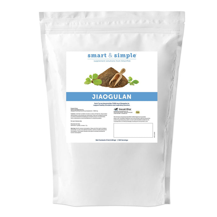 SmartEquine Smart & Simple Jiaogulan Supplement for Horses - SMACW - 5 lb - 1