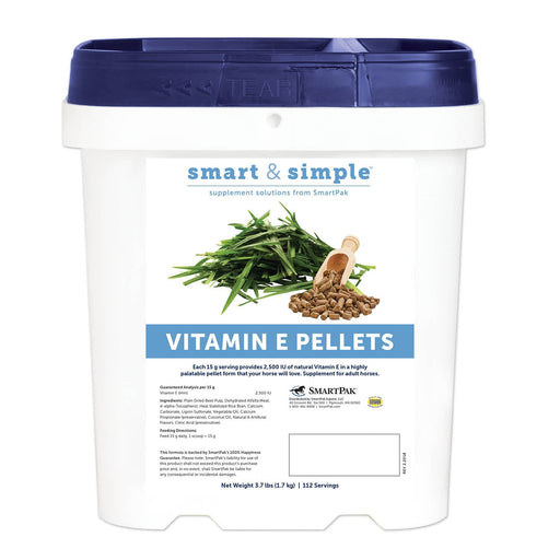 SmartEquine Smart & Simple Vitamin E Pellets - SMAB - 3.7 lbs - 1