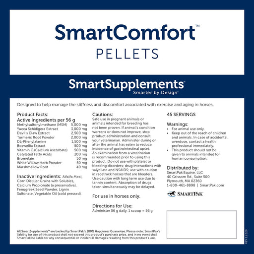SmartEquine SmartComfort Pellets - SMAAX - 5.6 lbs - 2