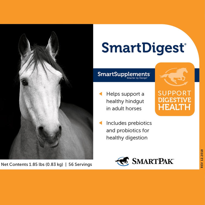 SmartEquine SmartDigest Powder Digestive Supplement for Horses - SMABD - 1.85 lb - 2