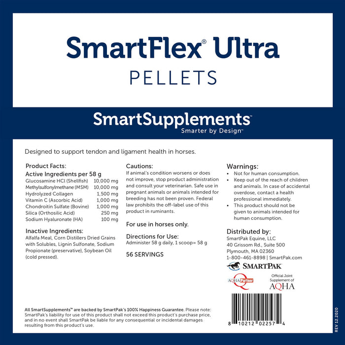 SmartEquine SmartFlex Ultra Pellets - SMAM - 7.2 lbs - 6