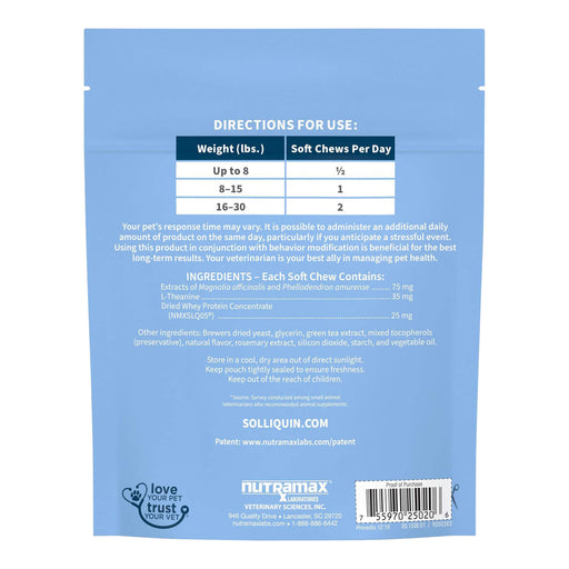 Solliquin Soft Chews 75 ct for SM to Med Dogs/Large Cats - Jeffers - Animal Health & Wellness > Vitamins & Supplements