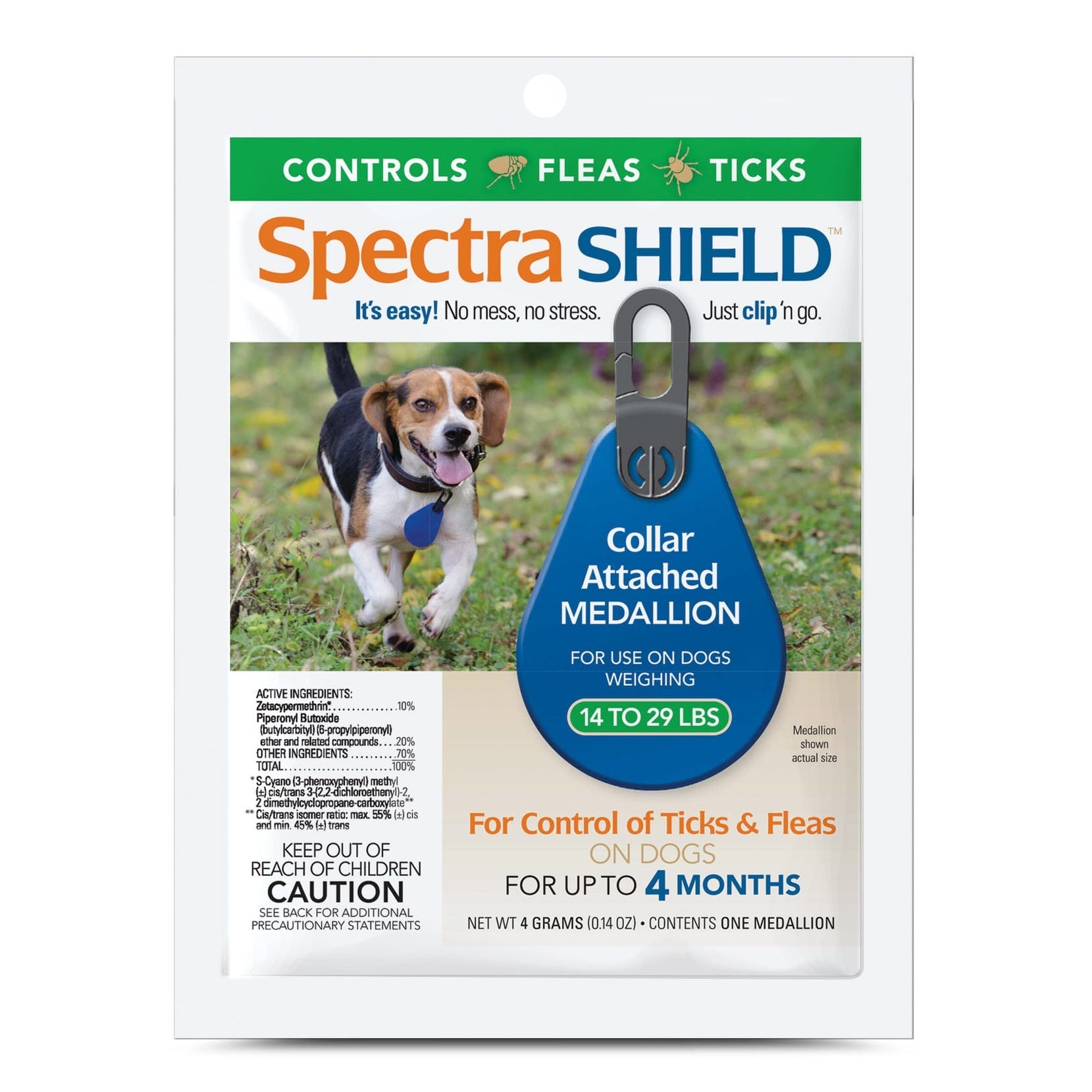 Spectra Shield Dog Flea & Tick Control Medallions — Lambert Vet Supplies