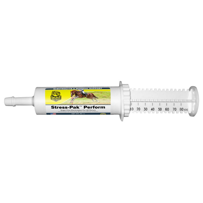 Stress - Pak Perform Sugar - Free Electrolyte Paste for Horses – Hydration & Recovery - SELBV - 80 cc - 1