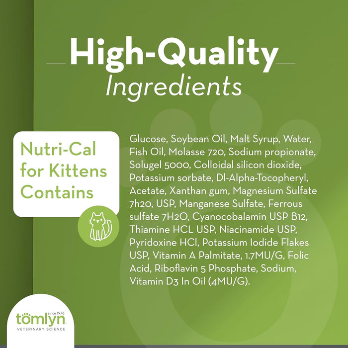 Nutri-Cal® High Calorie Nutritional Gel Fish Flavor for Kittens, 4.25 oz