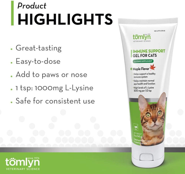 L-Lysine Immune Support Gel for Cats & Kittens