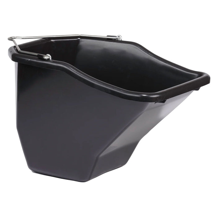 The Better Bucket – 2.5 & 5 Gallon Horse and Cattle Feeder, Ergonomic Feed - DLGT5 - 2.5 Gallons (10 Quarts) - Black - 3