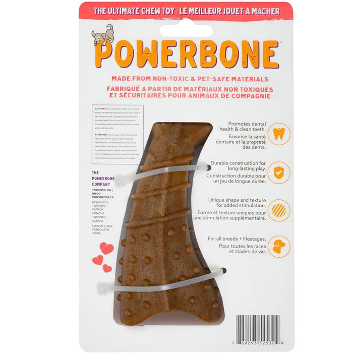 Powerbone Twist Tail Dog Chew Toy for Power Chewers, 6''