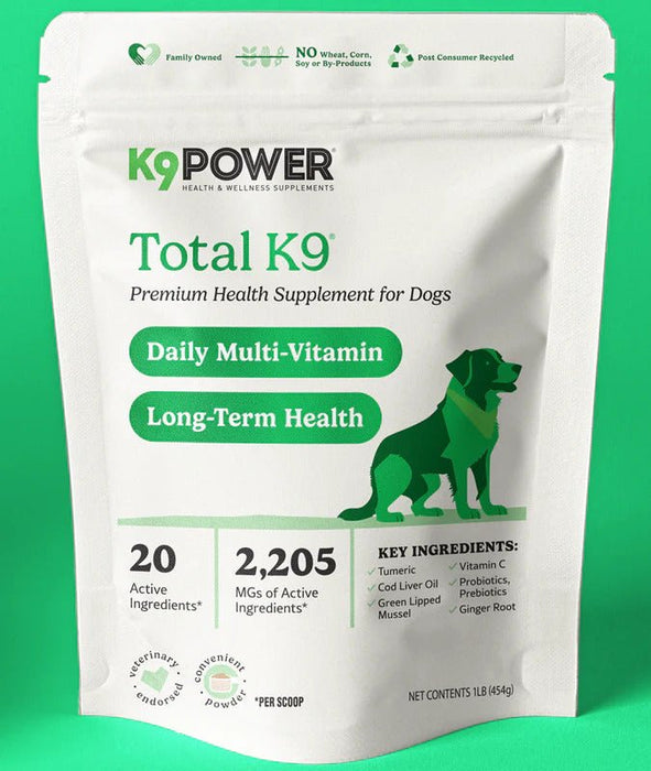 Total K9 Health Supplement for Dogs of All Ages - OGAK - 1 lb - 1