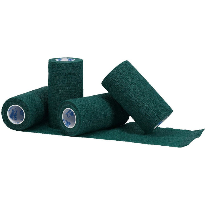 Tough Flex Cohesive Vet Bandages, 4 pk - JTI11S - Green - 4pk - 30